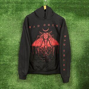 Bad Omens Night Moth Heavy Metal Band Oversized Hoodie Size Small